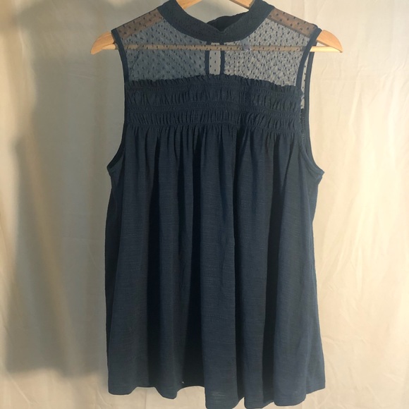 Xhilaration Tops - Xhilaration blue high neck tank